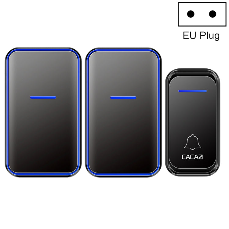 CACAZI A68-2 One to Two Wireless Remote Control Electronic Doorbell Home Smart Digital Wireless Doorbell CACAZI A68-2 One to Two Wireless Remote Control Electronic Doorbell Home Smart Digital Wireless Doorbell